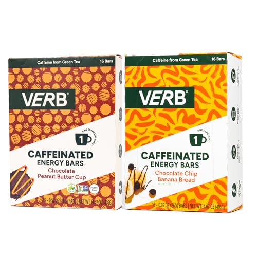 Verb Energy Bar Duo Bundle – Chocolate Peanut Butter Cup + Chocol...