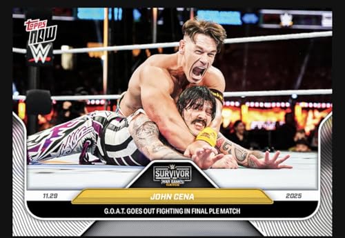 2025 T Now John Cena #131- G.O.A.T Goes out Fighting