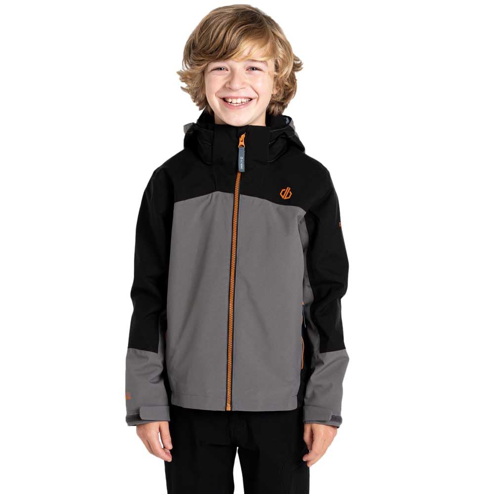 Dare 2B  Kids ' Explore Ii Waterproof Jacket - Black/Granite G - 11-12 Year