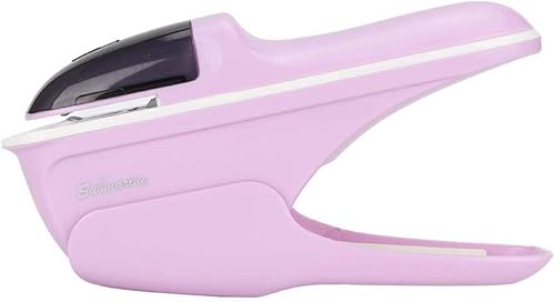 Engrapadora sin grapas, sin grapas, engrapadora manual con diseño de estructura que ahorra mano para oficina y escuela, hasta 8 hojas de