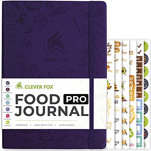 Clever Fox Food Journal Pro – Diet & Wellness Planner for Women & Men – Weight Loss Diary with Calorie Tracker – Food Log for Tracking Meals, Exercise & Weightloss - Undated, 7 Clever Fox Food Journal Pro – Diet & Wellness Planner for Women & Men – Weight Loss Diary with Calorie Tracker – Food Log for Tracking Meals, Exercise & Weightloss - Undated, 7