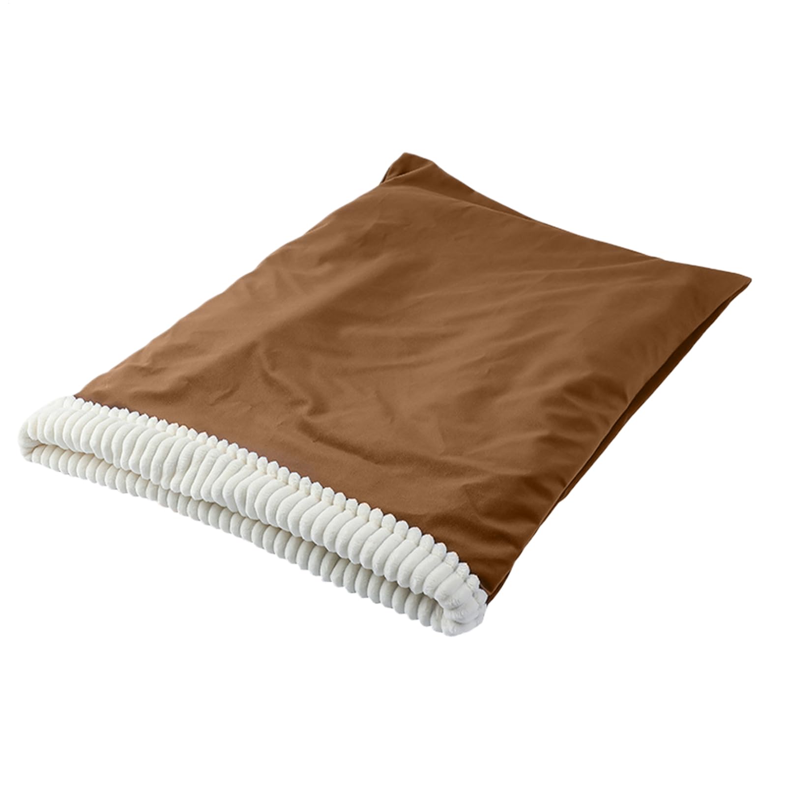 Sac de couchage pour chien en peluche douce nid douillet lavable pour la maison et la voiture