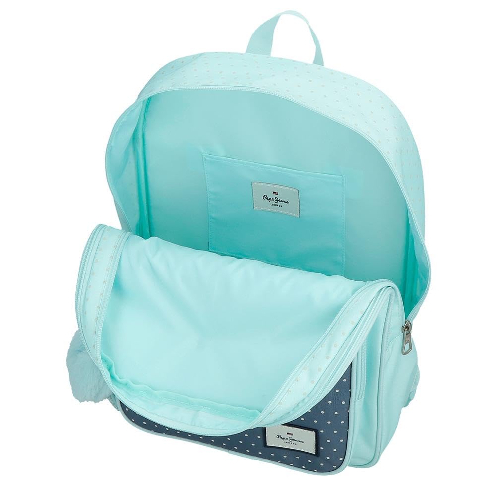 Pepe Jeans Dalma Mochila escolar mochila infantil fabricada en Poliéster, Tirantes anchos y ajustables que se adaptan, bolsillo frontal. De Joumma Bags