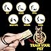 Mythrojan Brass and Steel Pet Training Clicker Puppy Dog Training Cricket Clicker U.S. Engraved WII Military Gear Metal Clicker