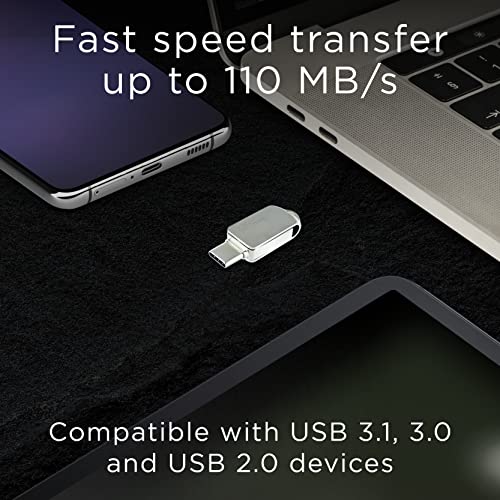 Integral 32GB 360-Dual USB 3.2 Gen 1 Type C and Type A Flash Drive with Solid Metal Casing - Image 4