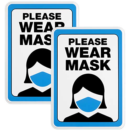 Panneau de signalisation masque obligatoire pour rassurer vos visiteurs