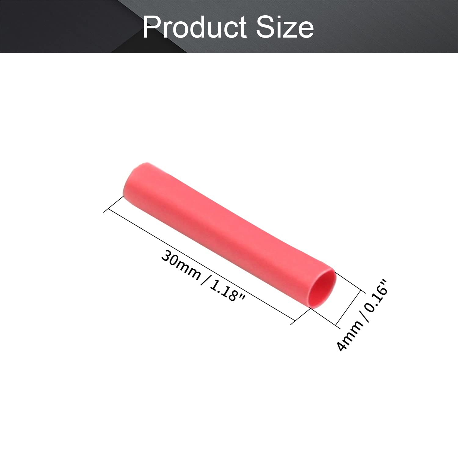 RS PRO Heat Shrink Tubing, Red 3mm Sleeve Dia. X 10m Length 3:1 Ratio | RS - View #4