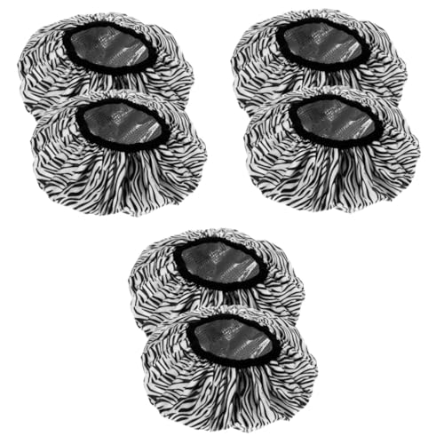 OATIPHO 3 Series Tapón De Aceite Horneado Gorros De Pelo Lavables Impermeables Capó Seco Tapa Del Cabello Para El Aceite Gorros Térmicos Para El Cabello Impresión De Eva 2 Piezas X 3