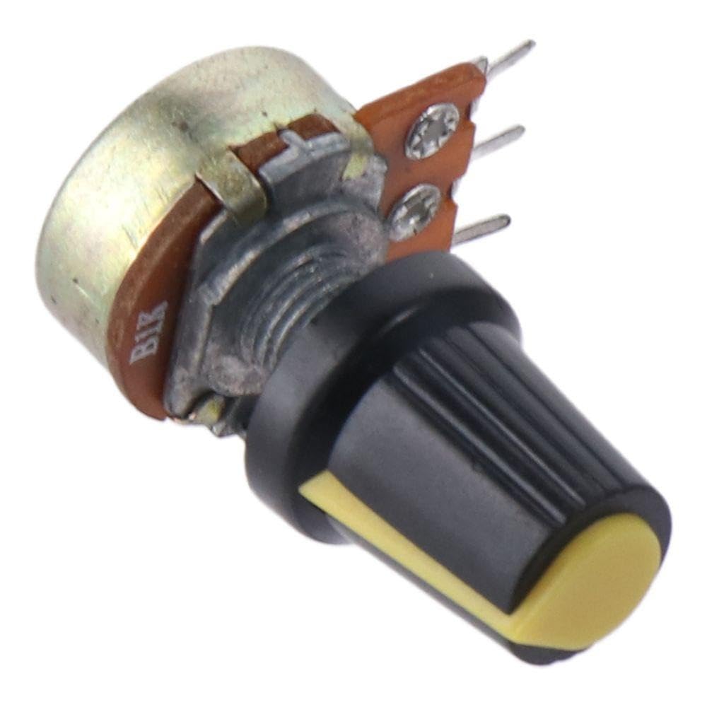 10k Potentiometer 5-Pack B10K Linear Taper Potentiometers - 10K Ohm ...