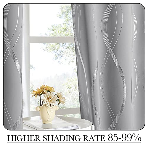 Nicetown NTUSCGM1FS2-4263QX28 Kitchen Blackout Curtain Panels thumb #3