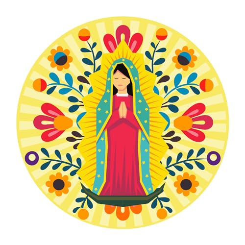 Imán decorativo Nuestra Señora de Guadalupe 5 pulgadas