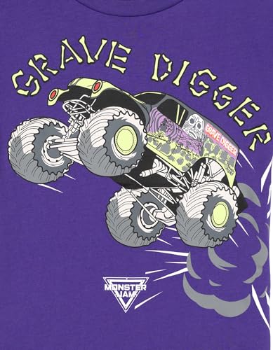 Image of Monster Jam Boys' Athletic 2-Piece T-Shirt and Shorts Set Toddler to Big Kid
