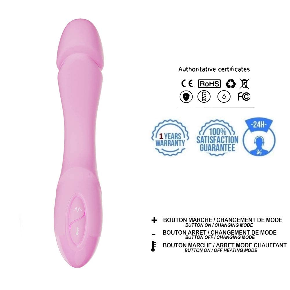 GOLIATE Venus Hochwertiger Vibrator mit wiederaufladbarem Akku  Wrmefunktion und Silikon-hnlichem Berhrungs-Effekt  Vaginales und  anales Sexspielzeug fr Frauen, Mnner und Paare Dildo, Stimulator :  Amazon.de: Drogerie & Krperpflege