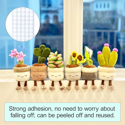 300 Stück Hochfeste Doppelseitige Transparente Klebepunkte, Wasserdichte Runde Punktaufkleber für DIY, Bürobedarf, Festivaldekoration, Vielseitig für Kunststoff, Holz, Glas & Keramik, 20 mm