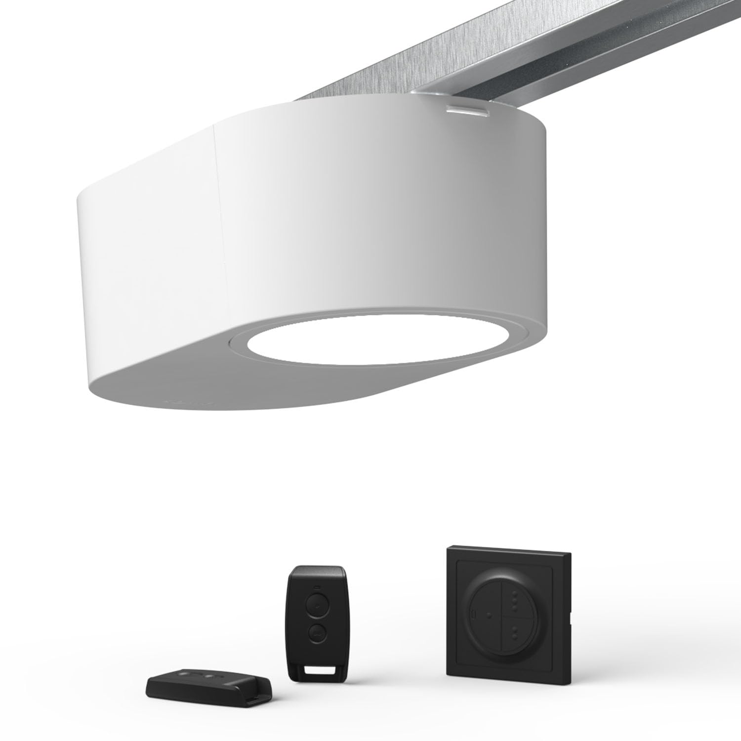 Somfy 1246361 - Serenia®1100 io | Motore per porta di garage di Altezza max. 2,35 m e Larghezza max. 4,5 m | Con 1 Comando a parete e 2 telecomandi Keytis | Compatibile App TaHoma
