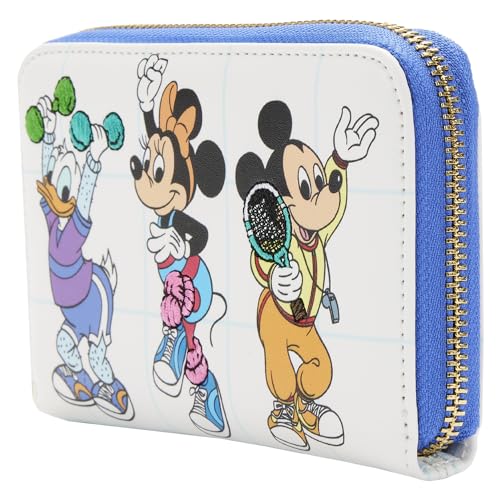Loungefly DISNEY MOUSERCISE ZIP AROUND WALLET2