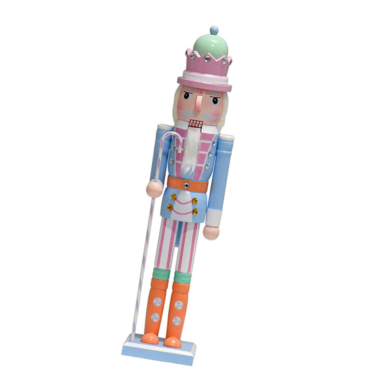 Soldat de Noël figurines stables pour centre de table, déco intérieure sans chute