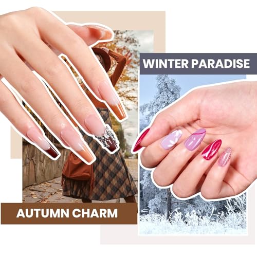 Image of Beetles Gel Nail Polish Kit with U V Light, 100 Colors Gel Polish 133 Pcs Nail Stuff Kit for All Seasons with Base and Matte&Glossy Top Coat Infinite Inspirations Soak Off Gifts for Women