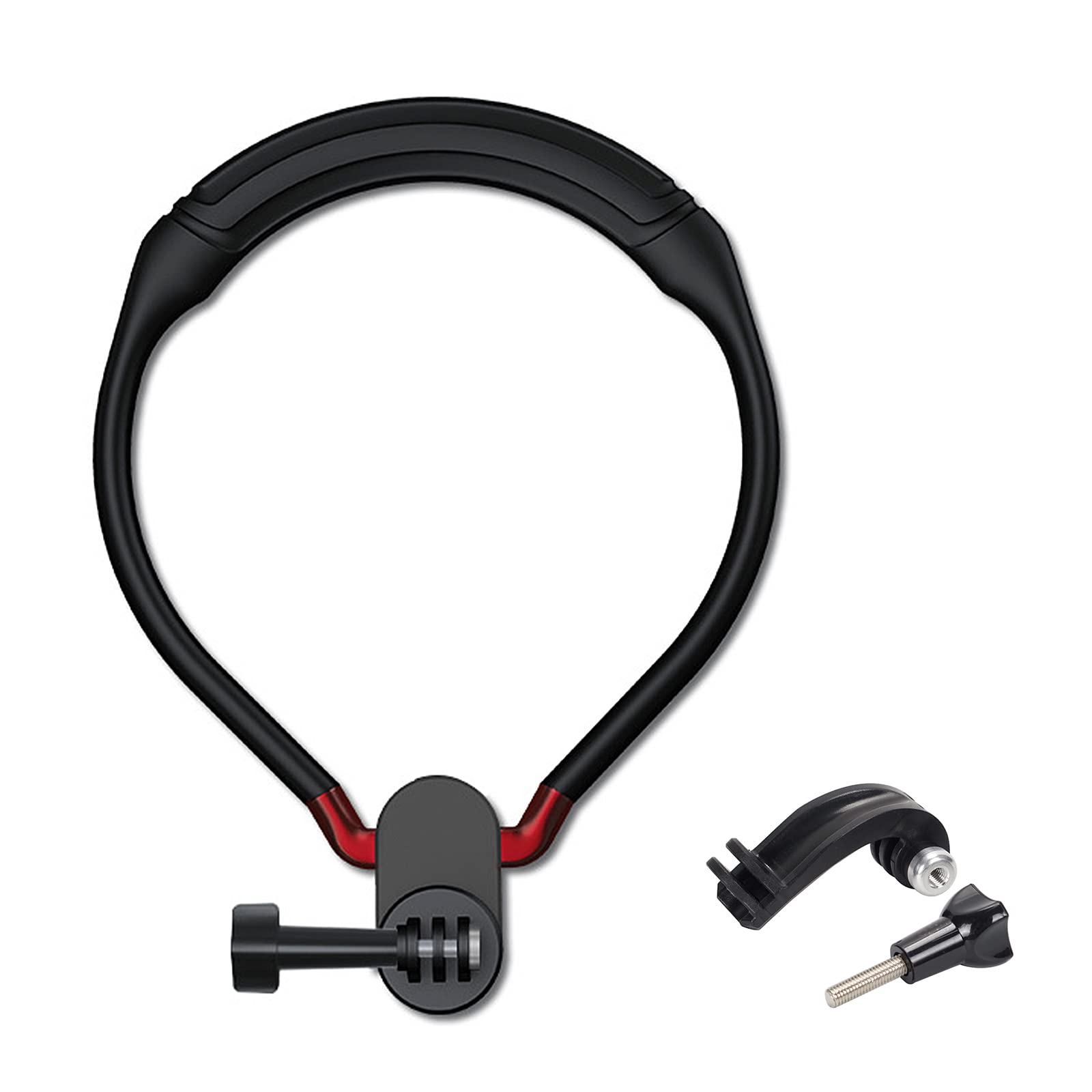 FLYAMAPIRITNeck Selfie Holder POV Adjustable Chest Action Camera Mount with Vertical Recording Adapter, Hands-Free Video Vlog Sports Camera Accessories