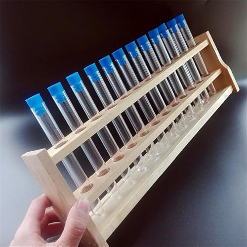 Support de tubes en bois matériel didactique pour cours de science - 3
