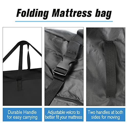 Image of 4 Inch Single Tri Folding Mattress Storage Bag for Tri Fold Mattress