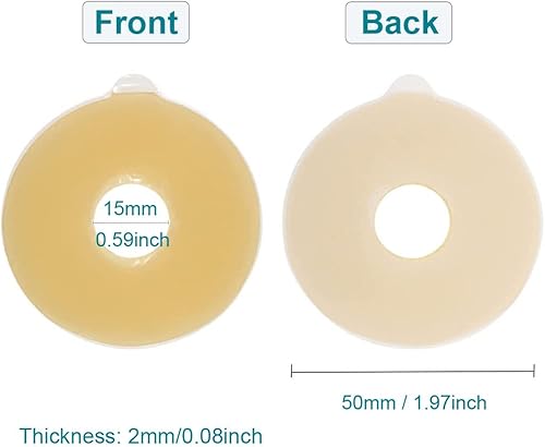 Miniatura 3 de Anillos de barrera para ostomía sin fugas, extensores de barrera para bolsas de colostomía, paquete de 10