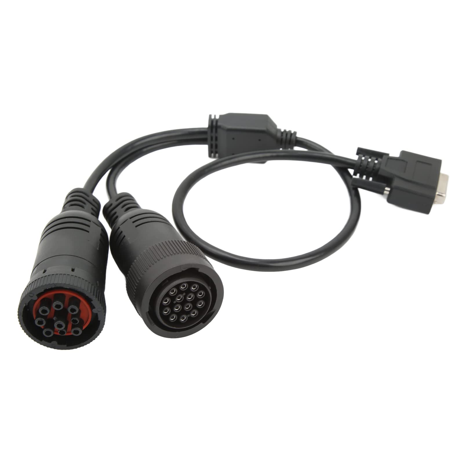 14-poliger 9-poliger Diagnosekabel-Adapter, kompatibel mit ET3 OBD2, ABS-Gummi, hohe Flexibilität, ersetzt 457-6114 317-7485, für Autoreparatur-Diagnose