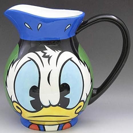 Amazon Co Jp 同様 ドナルド 花瓶 アートオブディズニー 陶器 生産終了品 同様 ベース ピッチャー Wcdd でぃずにー 不朽 名作 ホーム キッチン
