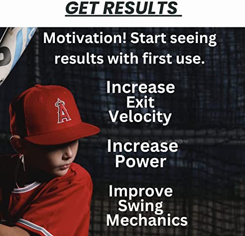 Krato Bat Weight - Baseball & Softball Batting Training Aid, Weight Placed Above Hands, Youth - High School - College, Hit Live - 20Oz #TOP1