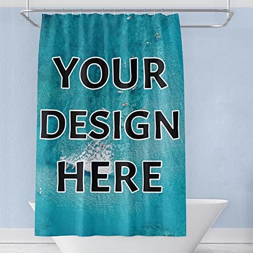 CUDIYST personalised photo Shower Curtain, personalised Shower Curtain