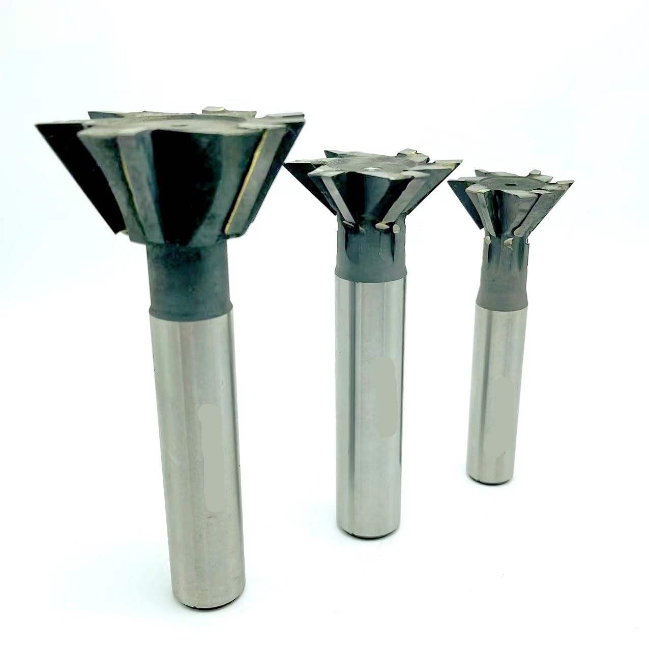 Herramienta para cortar metales Fresa de cola milano HSS grado industrial for ranuradoras, fresa for componentes mecánicos (1 pieza)