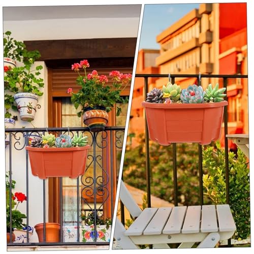 Jardinière suspendue pour optimiser l'espace des petits balcons étroits - 8
