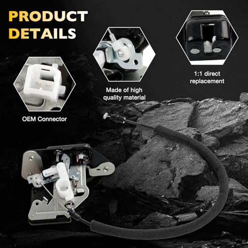 Image of Rear Tailgate Lock Actuator Compatible with Dodge Town & Country, Grand Caravan, Journey, Commander, Ram C /V Trunk Liftgate Latch Actuator Replaces#4589243AA 4589243AG