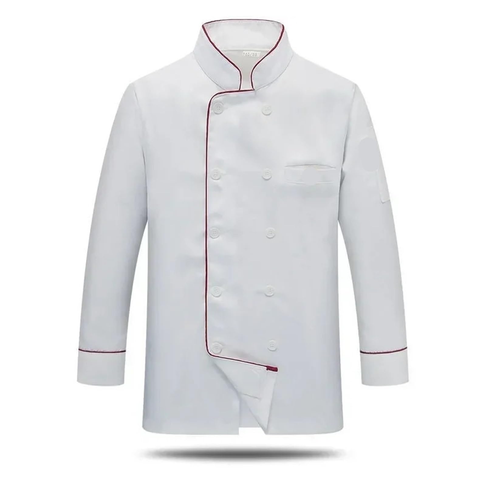 Chaquetilla Cocinero Hombre Ropa de Trabajo de Chef for Hombre, de Manga Larga, for Hotel, Restaurante, cafetería, Ropa de Trabajo de Manga Corta, Conjunto de Cocina