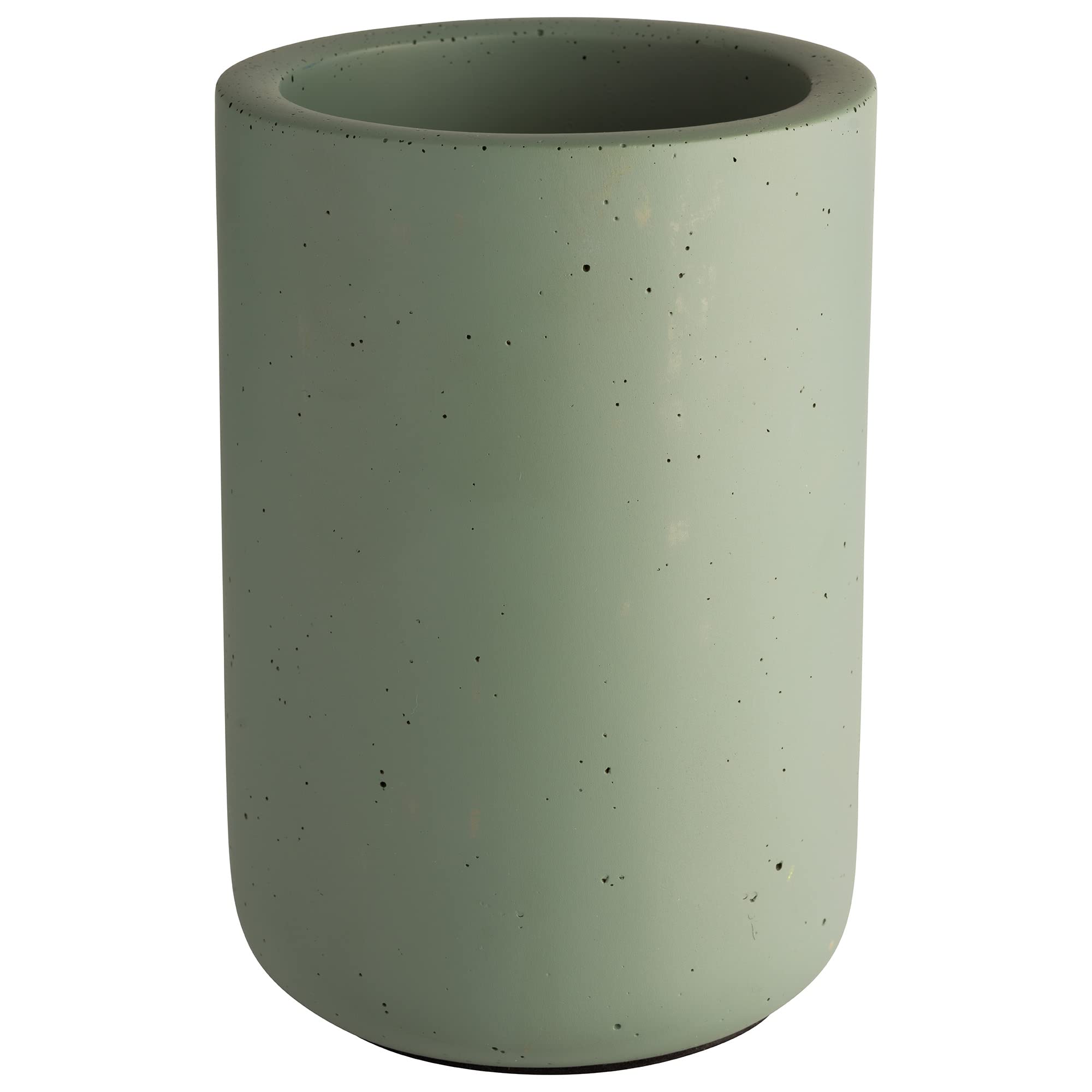 APS Concrete Bottle Cooler with Furniture-Protecting Underside for 0.7-1.5 Litre Bottles Diameter 12/10 cm, Height 19 cm, Green