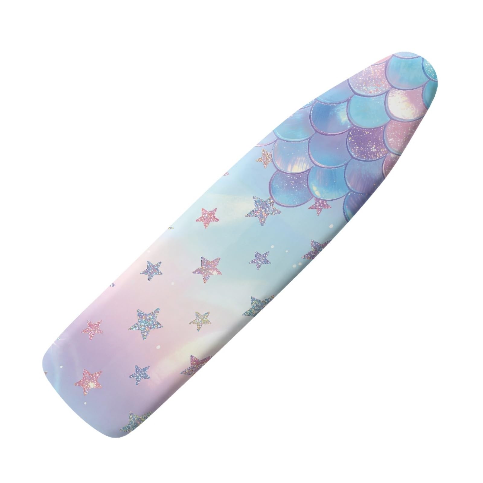 Ironing Board Cover 125X43 Star Padded Iron Board Cover With Elasticated, Easy Fit And Resists Scorching, Cord Binding & Stretch System