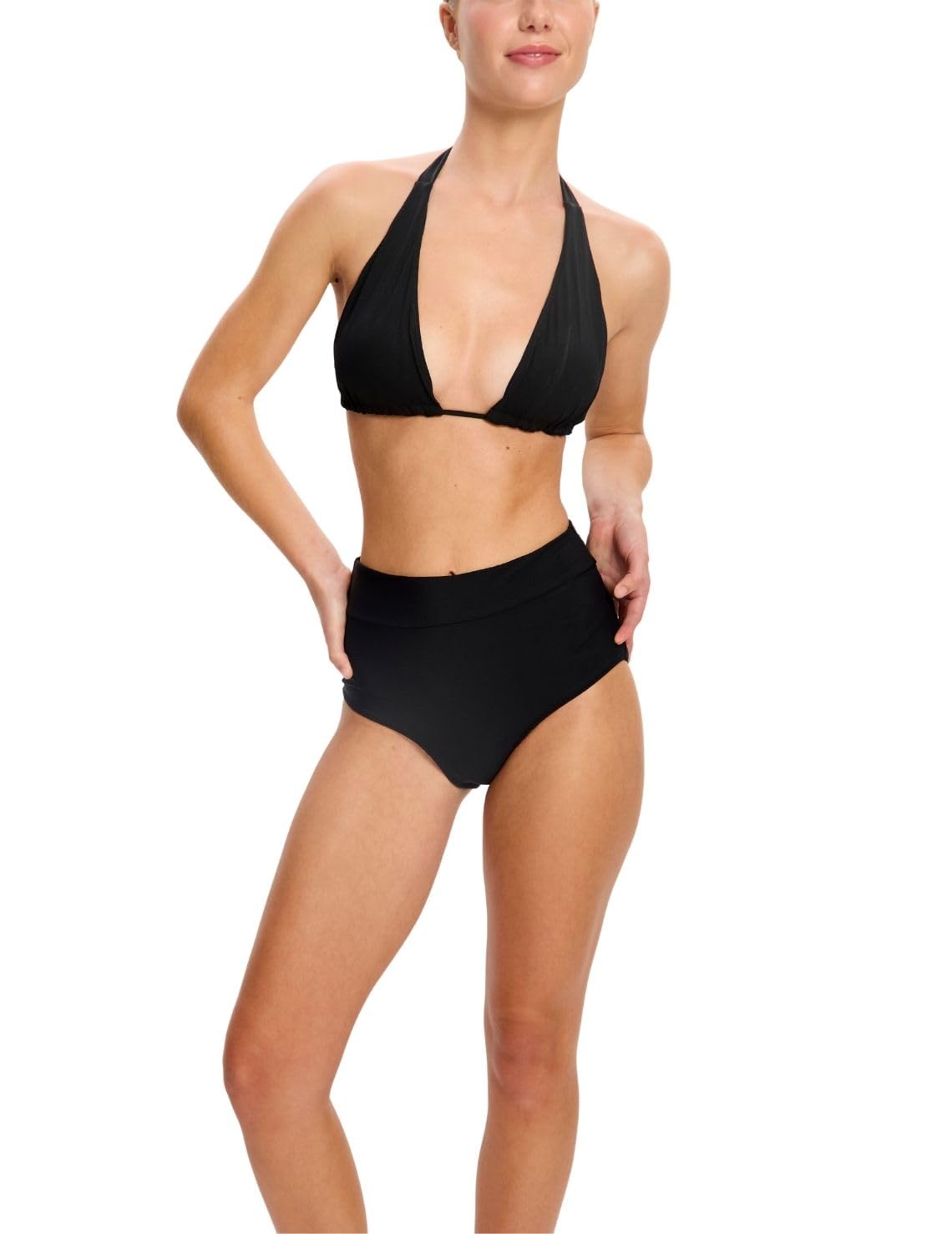 Modibodi Women's Black Period Swimwear Bikini Bottom Light Absorbency 20Ml Leakproof Period Swim Pants Reusable Swimming Costume Quick Dry 12/M