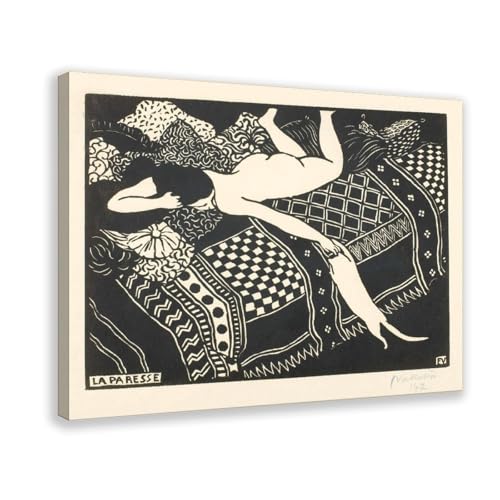 Cadre à suspendre Félix Vallotton poster toile pour habiller un mur vide 20x30cm