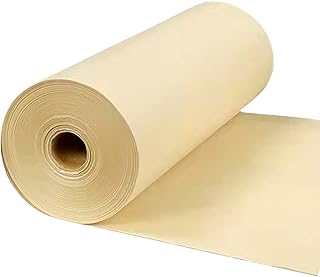 MEGREZ Roll Pack Xuan Paper Thicken Calligraphy Xuan Paper Sumi Paper for Practice Chinese Japanese - 35cm x 100m (13.78 x 3937 inch), Sheng (Raw) Xuan, Yellow