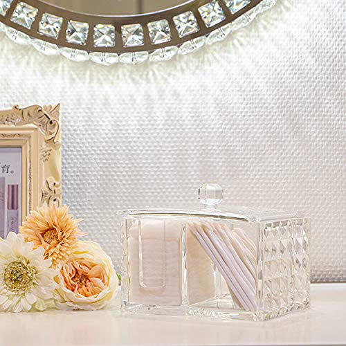 ｔｉｓｓｕｅｓ ボックス と コットン ボックス アクリル素材 Amazon.co.jp: アクリルコットンケース（ ダイヤカット