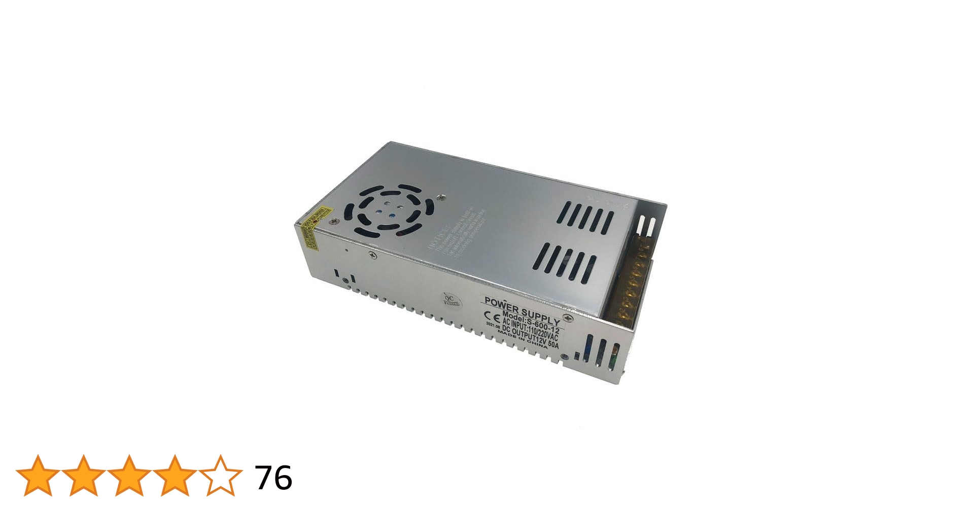 Amazon.co.jp: IDVAN スイッチング電源 直流安定化電源12V/50A