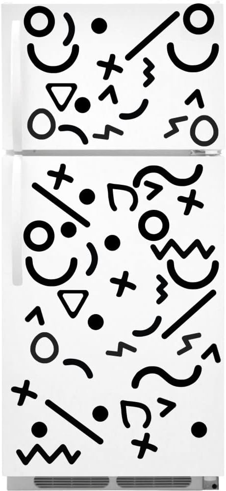 Miniatura 4 de Calcomanías de vinilo con líneas geométricas para pared de guardería, dormitorio, habitación de niños o niñas, sala de juegos, aula, sala de estar