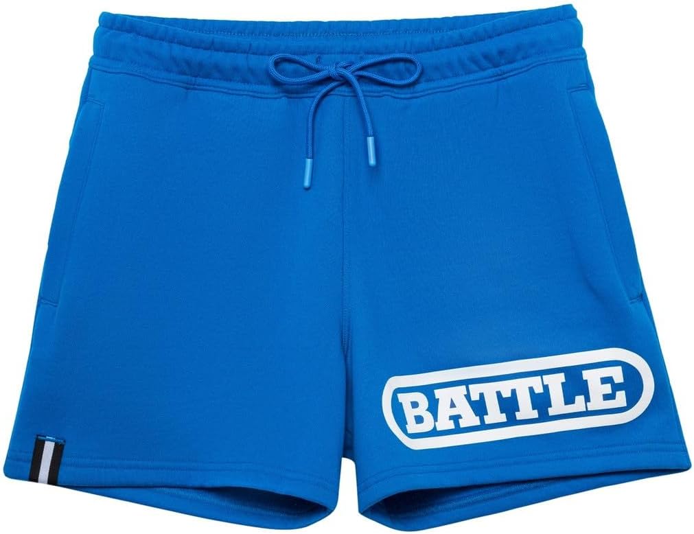 Battle Sports Classics Sweat Shorts, Standard Fit, Fleece Material, Elastic Waistband with Drawcord