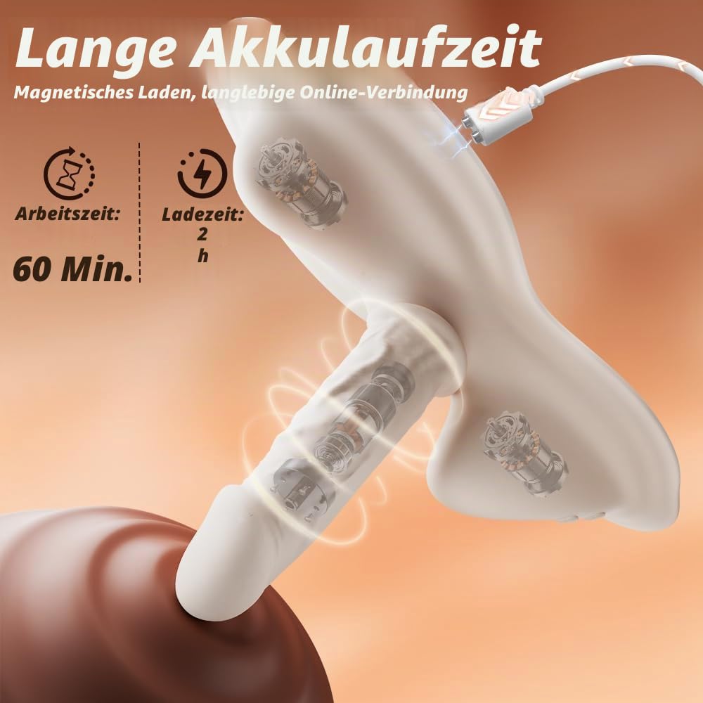 Aufsitz Dildo Vibratorensets für Frauen mit 6 Stoßmodi 6 Vibrations und Heizung G Punkt Vibration Perineum Klitoris Stimulator mit APP Fernbedienung Extrem Sex Spielzeug für die Frau Paare Sex Toyset