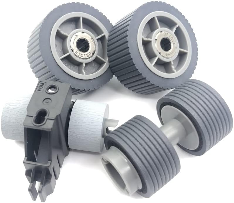 All-in-one Pickup Roller & Brake Roller Replacement kit for Fujitsu fi-7600 fi-7700 fi-7700S Scanner Replaces PA03740-K010 PA03740-K011