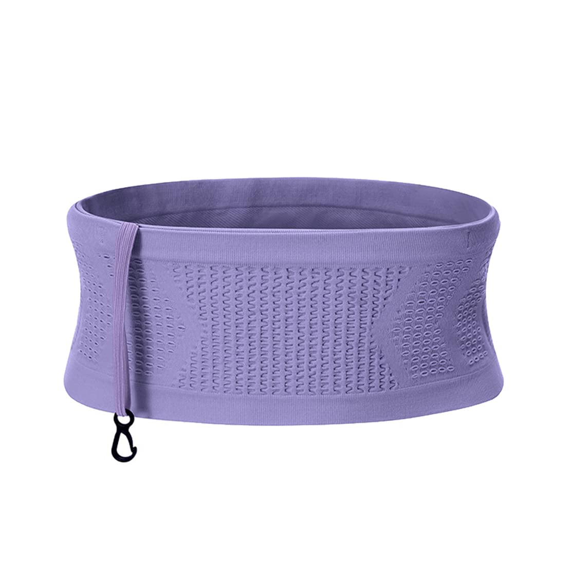 Running Belt, Concealed Waist Bag, Multifunctional Knit Breathable Concealed Waist Bag, Universal Fanny Pack for Men Women, Waist Packs for Runners, Exercise and Gym Workouts (M, Purple)