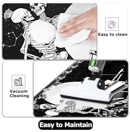 Yinhua Halloween Kitchen Rugs Skull Kitchen Mats For Floor thumb #5