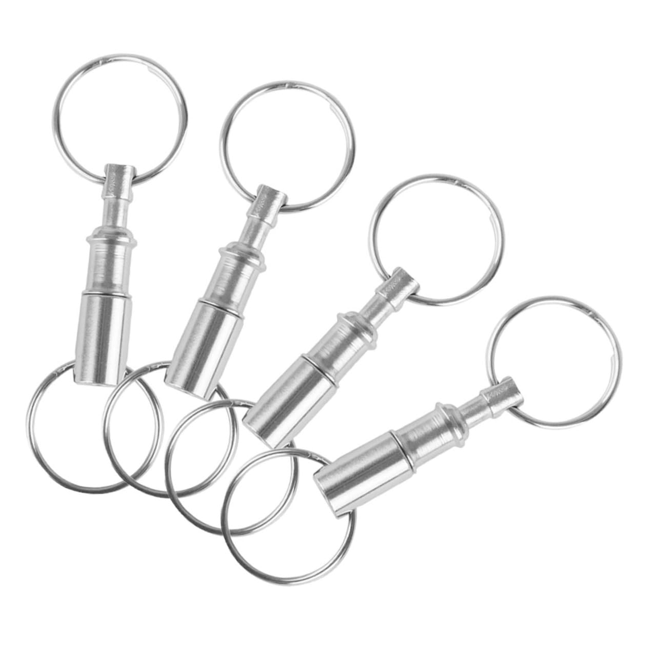 Toyvian Portachiavi Staccabile con Doppio Sgancio Rapido per Chiavi Leggeri E Resistenti Accessori per Borse E Chiavi