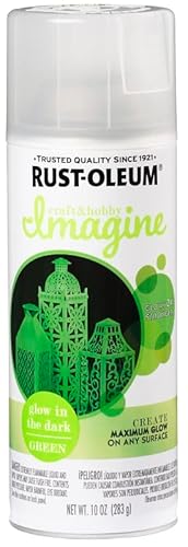 Rust-Oleum Imagine Glow in Thhe Dark Spray Paint Green MAX, 10 oz.
