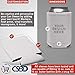 CSBD 12 Pack Blank Can Coolers, Foam Collapsible Insulated Can Sleeves for Beer, Soda, Water Bottles, Bulk Customizable Sublimation Blanks for DIY, HTV Vinyl Projects, Parties, Weddings - White